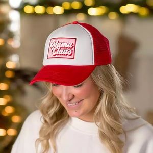 Red and White Party Trucker Hat